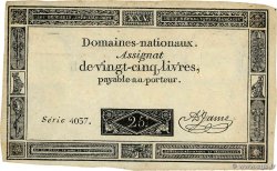 25 Livres FRANCE 1793 Ass.43b SUP