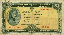 1 Pound IRLANDA 1972 P.064c BC