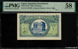 10 Piastres ÄGYPTEN  1940 P.167b fST