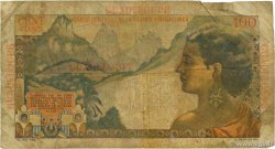 1 NF sur 100 Francs La Bourdonnais GUADELOUPE 1960 P.41 B
