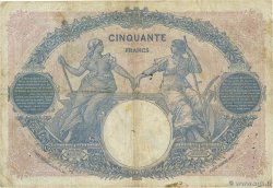 50 Francs BLEU ET ROSE FRANCE 1918 F.14.31 B+