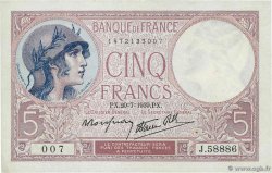 5 Francs FEMME CASQUÉE modifié FRANCE  1939 F.04.02