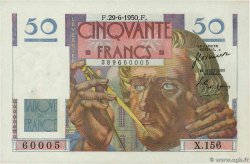50 Francs LE VERRIER FRANCE  1950 F.20.15