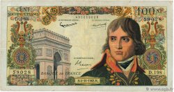 100 Nouveaux Francs BONAPARTE FRANCE 1962 F.59.17 TB