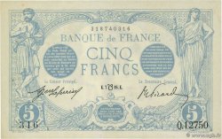 5 Francs BLEU lion inversé FRANCE  1916 F.02bis.04