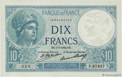 10 Francs MINERVE FRANCE  1932 F.06.16 AU