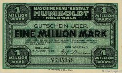 1 Million Mark ALLEMAGNE Köln 1923 