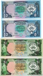 5 et 10 Dinars Lot KOWEIT  1980 P.14c et P.15c SPL