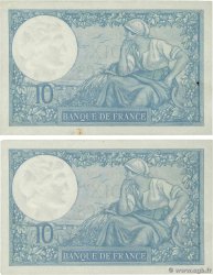 10 Francs MINERVE Lot FRANCE 1932 F.06.16 XF-