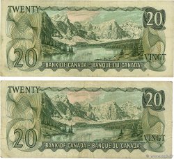 20 Dollars Lot CANADA 1969 P.089a TB