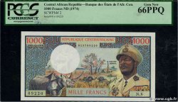 1000 Francs CENTRAL AFRICAN REPUBLIC  1974 P.02 UNC