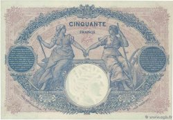 50 Francs BLEU ET ROSE FRANKREICH  1920 F.14.33 VZ+