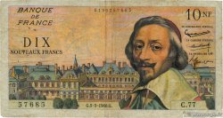 10 Nouveaux Francs RICHELIEU FRANCE 1960 F.57.07 B+
