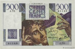 500 Francs CHATEAUBRIAND FRANKREICH  1946 f.34.05 VZ