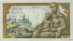 1000 Francs DÉESSE DÉMÉTER FRANCE  1943 F.40.28 TTB