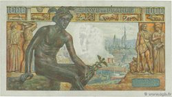 1000 Francs DÉESSE DÉMÉTER FRANCE  1943 F.40.28 VF