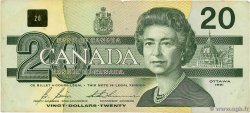 20 Dollars CANADA  1991 P.097b F+