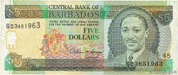 5 Dollars BARBADE  1996 p.47 TB