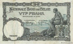 5 Francs BELGIQUE 1938 P.108a TB+