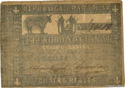 4 Reales PARAGUAY 1860 P.010 SGE