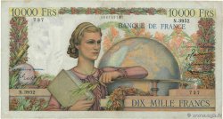10000 Francs GÉNIE FRANÇAIS FRANCE  1953 F.50.63 F+