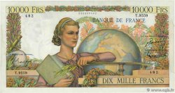 10000 Francs GÉNIE FRANÇAIS FRANCIA  1955 F.50.76