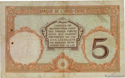 5 Francs NEW CALEDONIA  1940 P.36b F