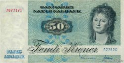 50 Kroner DANEMARK 1976 P.050b TB