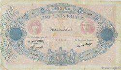 500 Francs BLEU ET ROSE FRANCE 1933 F.30.36 TB