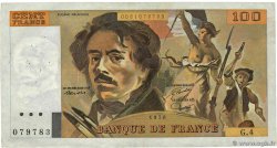 100 Francs DELACROIX FRANKREICH  1978 F.68.04 S