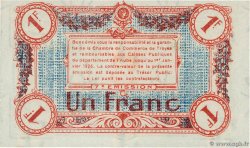 1 Franc FRANCE regionalismo e varie Troyes 1918 JP.124.14 FDC