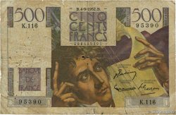 500 Francs CHATEAUBRIAND FRANCE  1952 F.34.10
