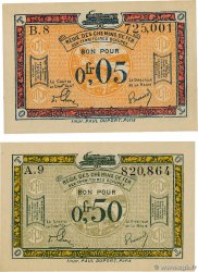 5 au 50 Centimes Lot FRANCE régionalisme et divers  1918 JP.135.01 et JP.135.02