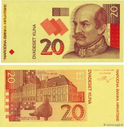 20 Kuna Épreuve CROATIE 1993 P.30 NEUF