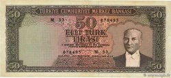 50 Lira TURQUIE 1965 P.175 TB+