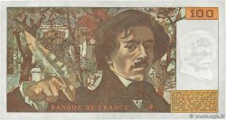 100 Francs DELACROIX modifié FRANCE 1978 F.69.01d TTB