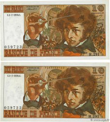 10 Francs BERLIOZ Lot FRANCE 1976 F.63.19 SUP