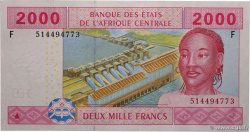 2000 Francs ÉTATS DE L AFRIQUE CENTRALE  2002 P.508Fd