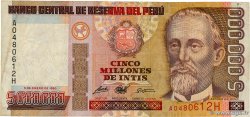 5000000 Intis PÉROU 1990 P.149 TB