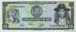 50 Soles de Oro PÉROU 1975 P.107 NEUF