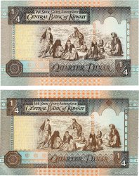 1/4 Dinar Lot KOWEIT 1994 P.23e NEUF
