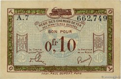 10 Centimes FRANCE régionalisme et divers  1923 JP.135.02