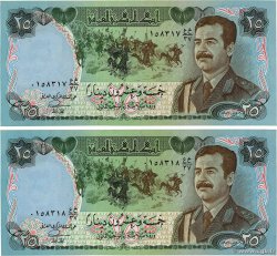 25 Dinars Consécutifs IRAK  1986 P.073a pr.NEUF