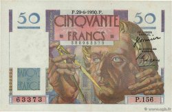 50 Francs LE VERRIER FRANCE 1950 F.20.15 TTB