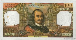 100 Francs CORNEILLE FRANCE 1973 F.65.43 TTB