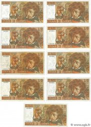 10 Francs BERLIOZ Lot FRANCE 1974 F.63.05 TB+