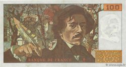 100 Francs DELACROIX FRANCE  1978 F.68.03 F+