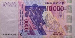 10000 Francs WEST AFRIKANISCHE STAATEN  2004 P.718Kb fSS