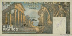 1000 Francs TUNISIE 1950 P.29 TB