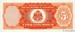 5 Gourdes HAÏTI 1987 P.246 NEUF